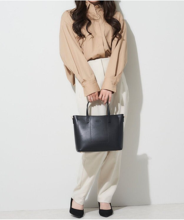 LA BAGAGERIE 【maison vert】【軽量】2WAYミニトート ブラック