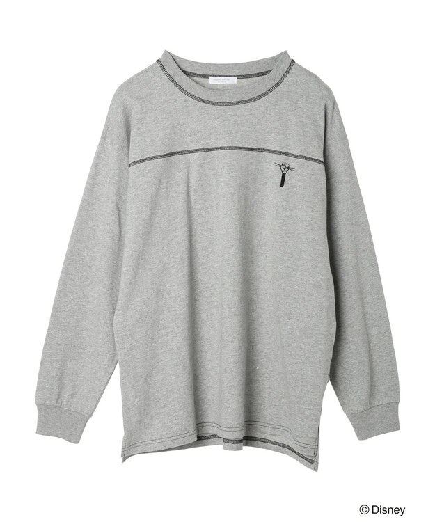 Green Parks Ｄｉｓｎｅｙ／配色ステッチチュニックII Gray Mixture