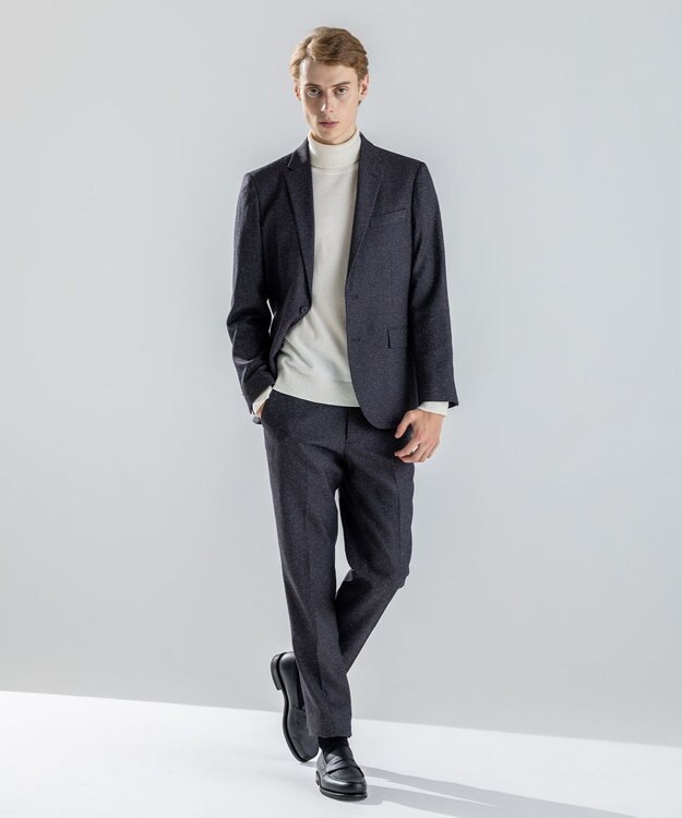 JOSEPH HOMME 新素材【セットアップ対応】カラーネップストレッチ　 テーパードパンツ / CITY グレー系