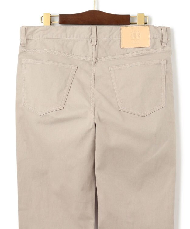 J.PRESS MEN 【ストレッチ / ウォッシャブル可】ピケストレッチ 5ポケットパンツ ベージュ系