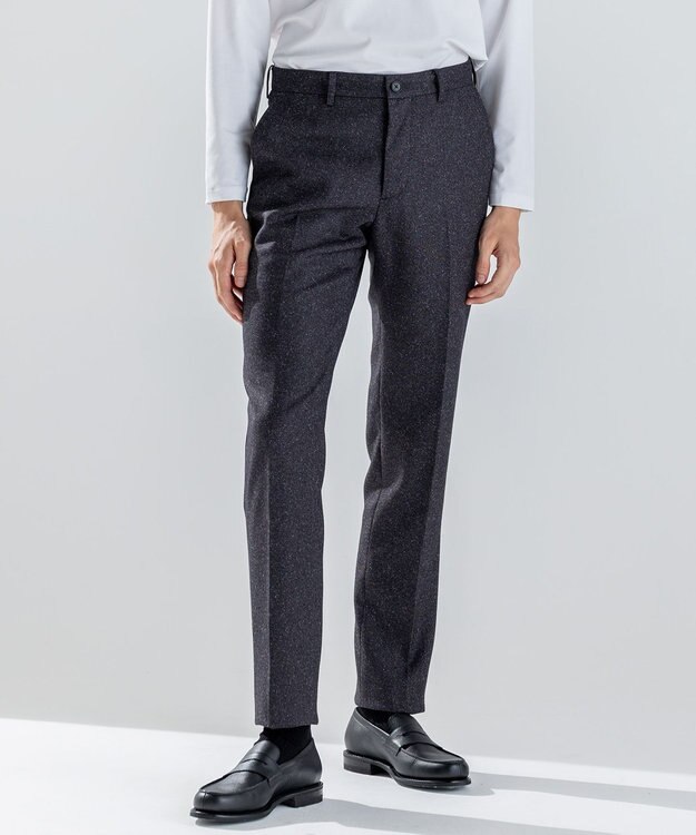 JOSEPH HOMME 新素材【セットアップ対応】カラーネップストレッチ　 テーパードパンツ / CITY グレー系