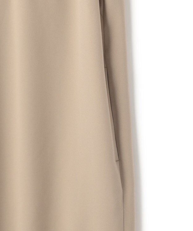 BEIGE， FLEUR / ドレープニット ネックドレス Beige