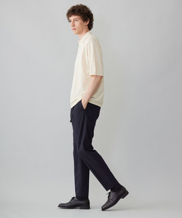 UNFILO MENS FINE MOVE ニットポロ [24年春夏商品] エクリュ