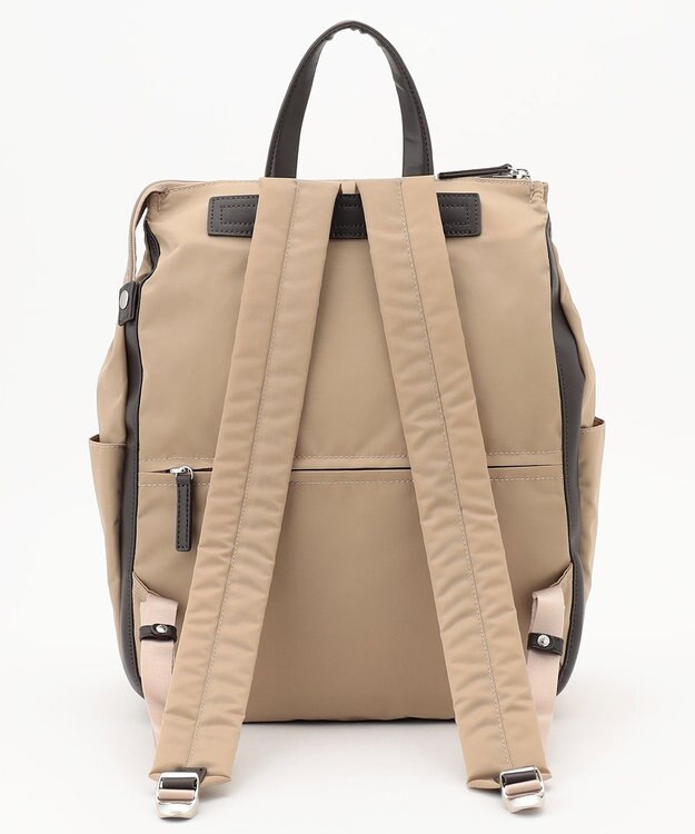 Y'SACCS シンプルスマートリュックサック ベージュ