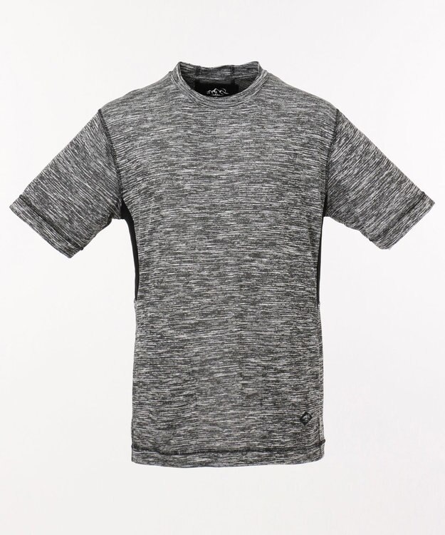 JOSEPH ABBOUD MOUNTAIN ランダムスラブリップル Tシャツ グレー系