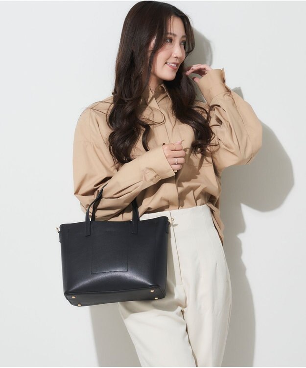 LA BAGAGERIE 【maison vert】【軽量】2WAYミニトート ブラック