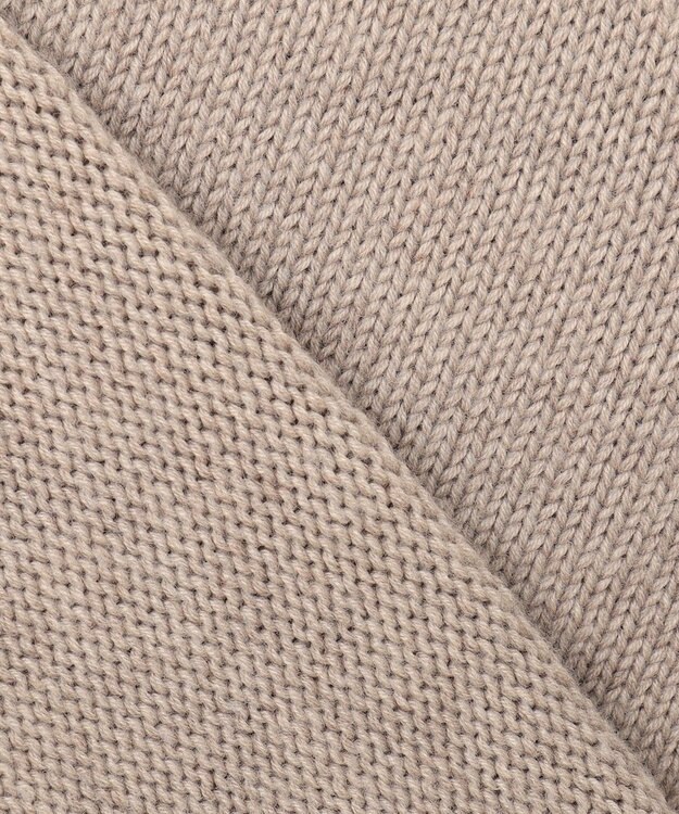 BEIGE， 【洗える】LEADER / フェイクレザーポケットオーバーサイズカーディガン Taupe