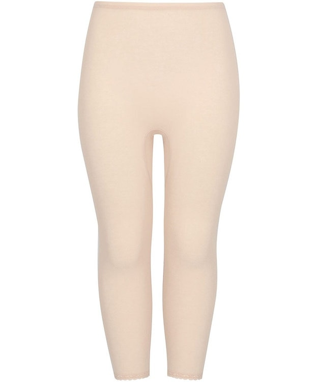 Wing インナーボトム 綿100％(身生地部) 【綿100％ シャリ感タイプ】 7分丈 春 夏 ER6764 ウイング／ワコール ベージュ