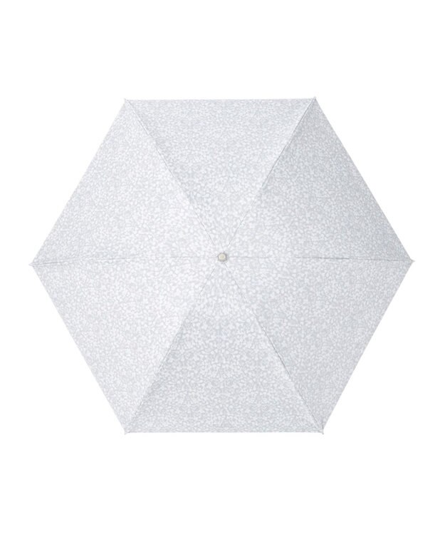 MOONBAT 【フワクール生地使用/軽量】MACKINTOSH PHILOSOPHY 遮光 晴雨兼用 折りたたみ日傘 小花柄 グレー