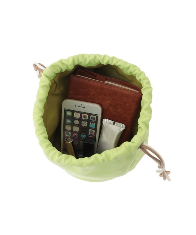 genten フルーツマーケット サステナブル巾着 キミドリ