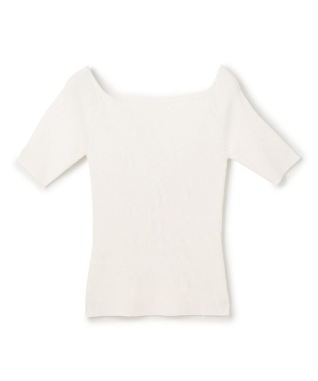 uncrave リネンニット オフショルトップス オフ