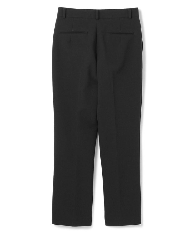 BEIGE， 【洗える】WINDSOR / ストレートアンクルパンツ Black