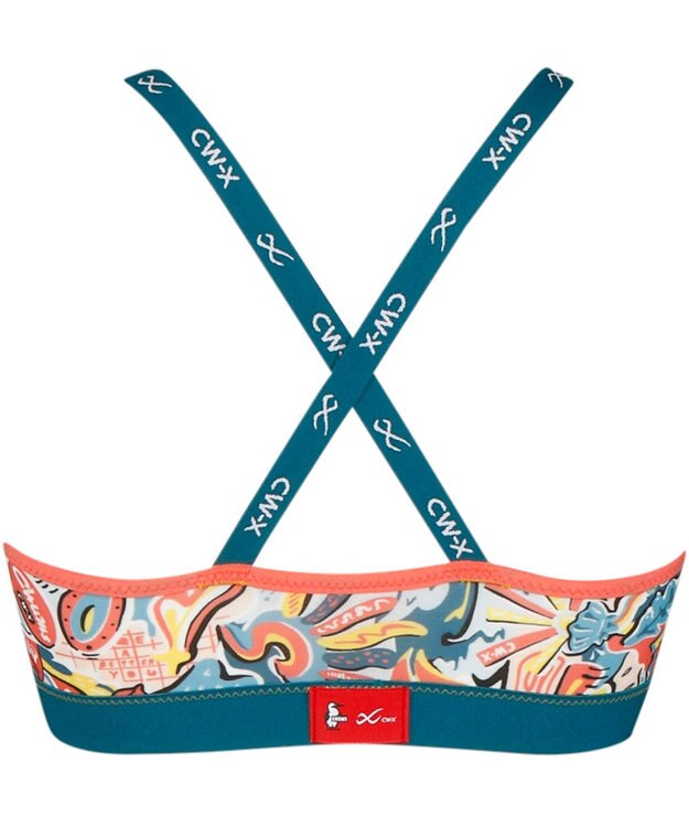 CW-X 【WOMEN】 スポーツブラ CHUMS (チャムス)コラボ キャンプ・アウトドアなどにおすすめ 吸汗速乾(本体) 汗消臭(本体) LNY110 /ワコール ターコイズ