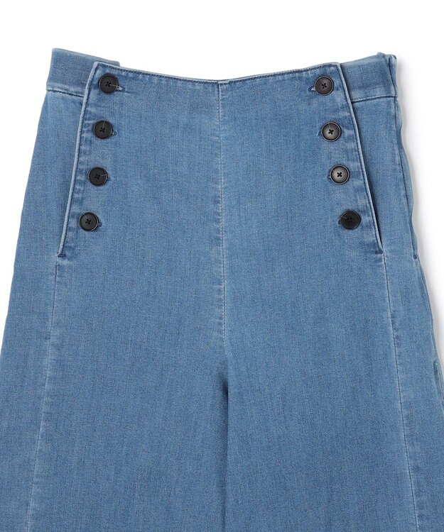 UNFILO 【セットアップ着用可】UNFILO DENIM light マリンパンツ ブルー