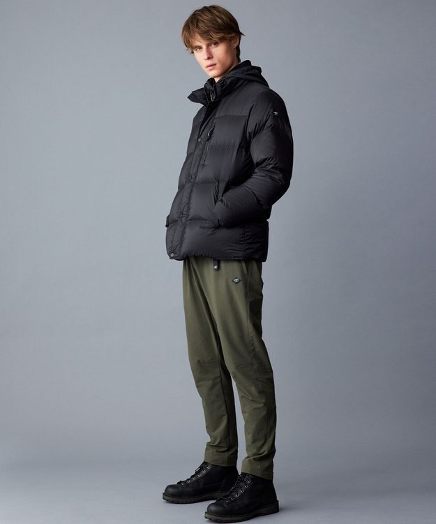 JOSEPH ABBOUD MOUNTAIN 【ソフト/吸水速乾】メランジバックメッシュ Tシャツ ネイビー系