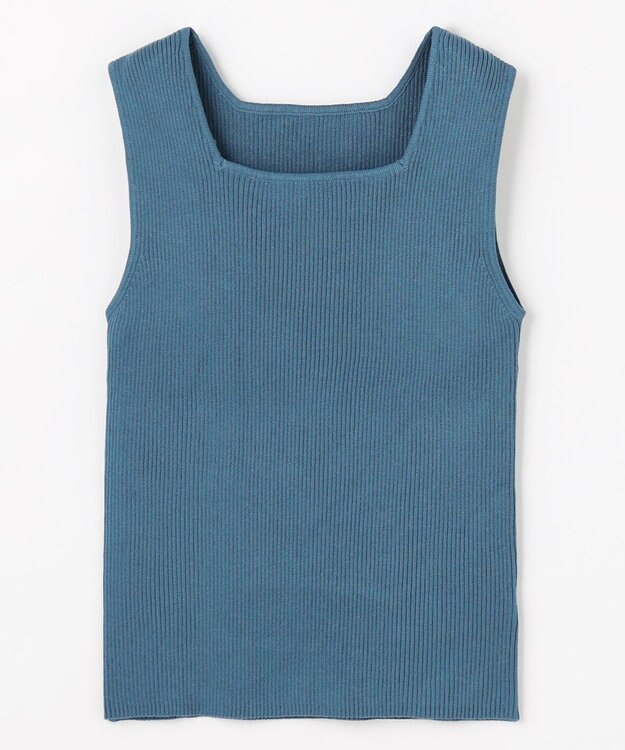 ANY ニットタンク ブルー