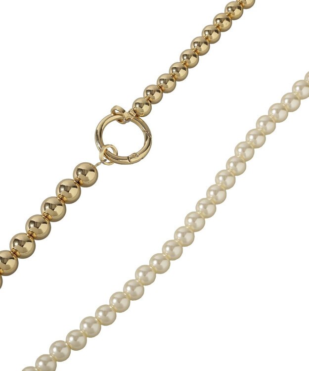 earth music&ecology マルチパールストラップ Gold