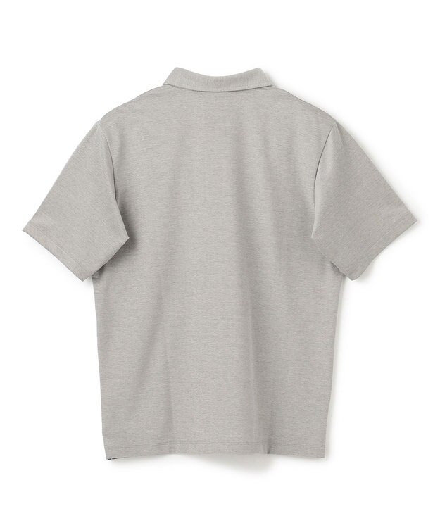 JOSEPH HOMME 新素材【ビジネスに使える】クリアコットンカノコ　ポロシャツ ライトグレー系