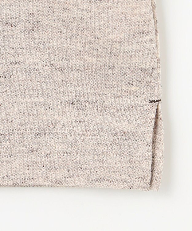 JOSEPH ABBOUD 【リネン素材/吸水速乾/日本素材】リネンハニカム ダディ ポロシャツ ベージュ×ストライプ