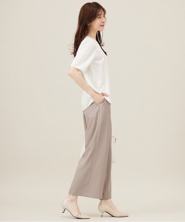 ANY SIS 【洗える】サテン プルオーバー オフ