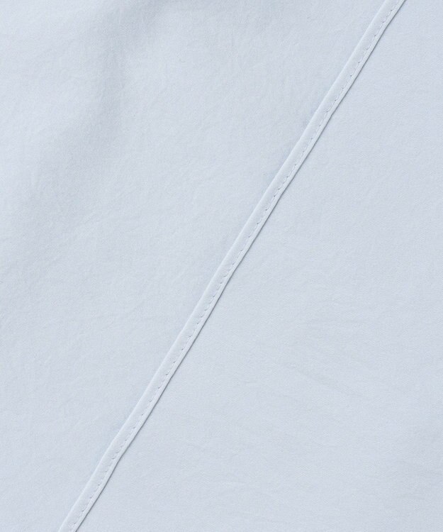 ICB 【先行予約】ヴィンテージスパンブロード シャツカラードルマンスリーブブラウス サックスグレー