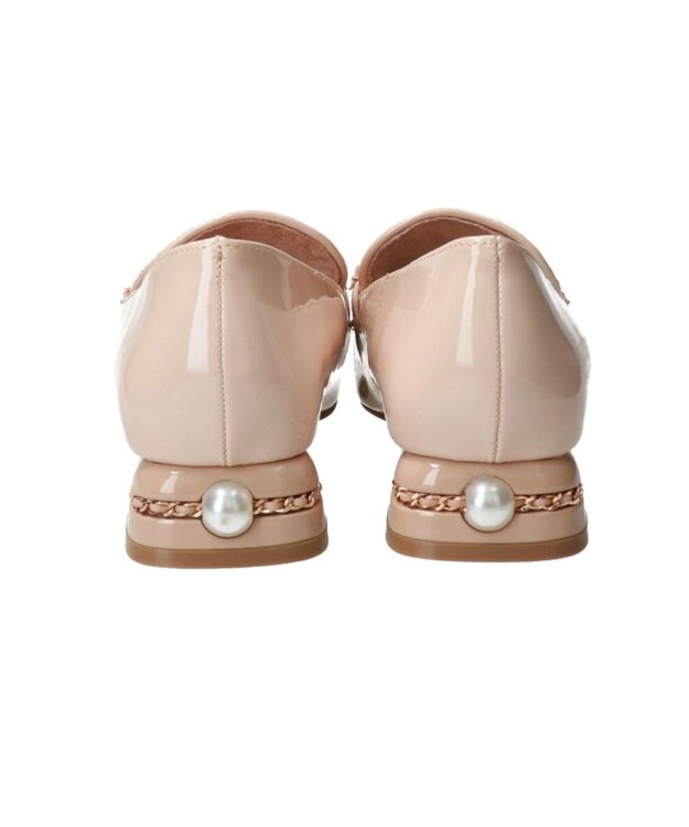 Bridget Birkin 【Bridget Birkin】パールヒールチェーンシューズ ベージュコンビ