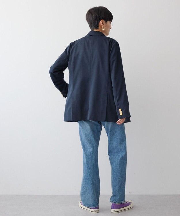 AMERICAN HOLIC Ｗボタンテーラードジャケット Navy