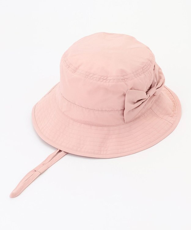 ANY KIDS 【UVカット/撥水/日よけ付き】バケットハット ピンク