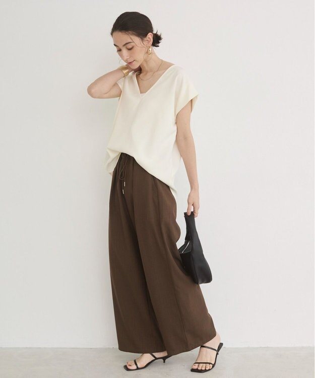 WEGO 【ANGIE VINTAGE】クロシェレースセットワンピース ホワイトアイボリー