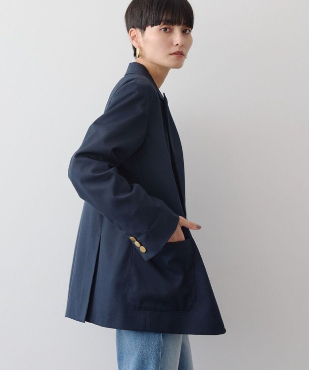 AMERICAN HOLIC Ｗボタンテーラードジャケット Navy