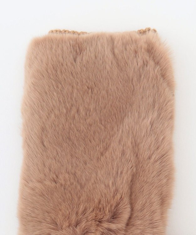 BEIGE， ALPO / ラビットファーグローブ Camel