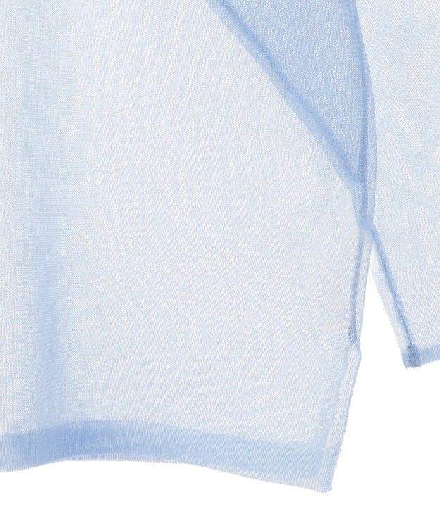 earth music&ecology シアールーズニットプルオーバー Light Blue