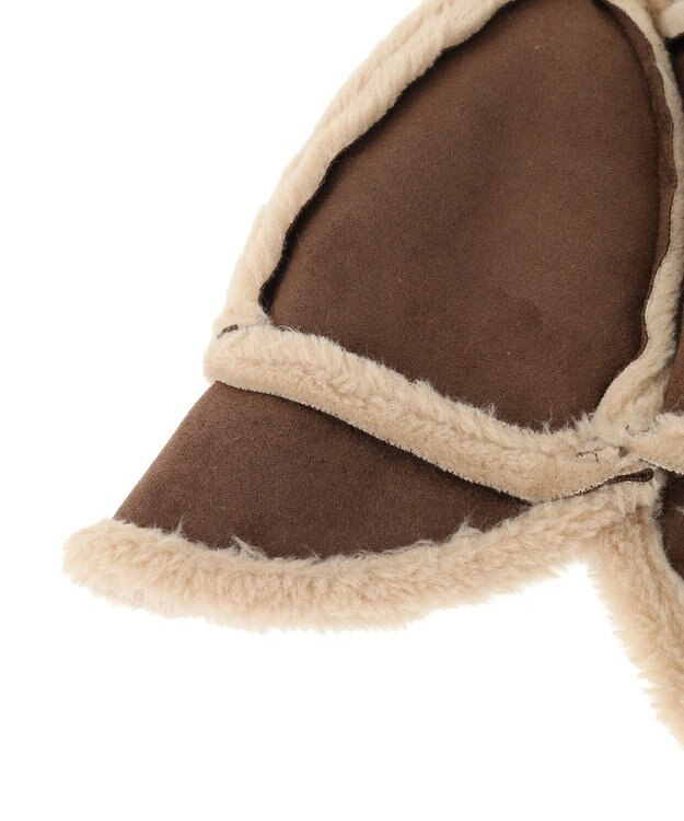 Green Parks ・ムートンフライトキャップ Brown