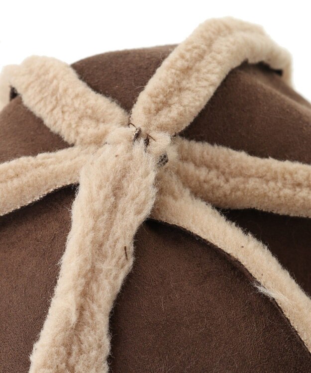 Green Parks ・ムートンフライトキャップ Brown