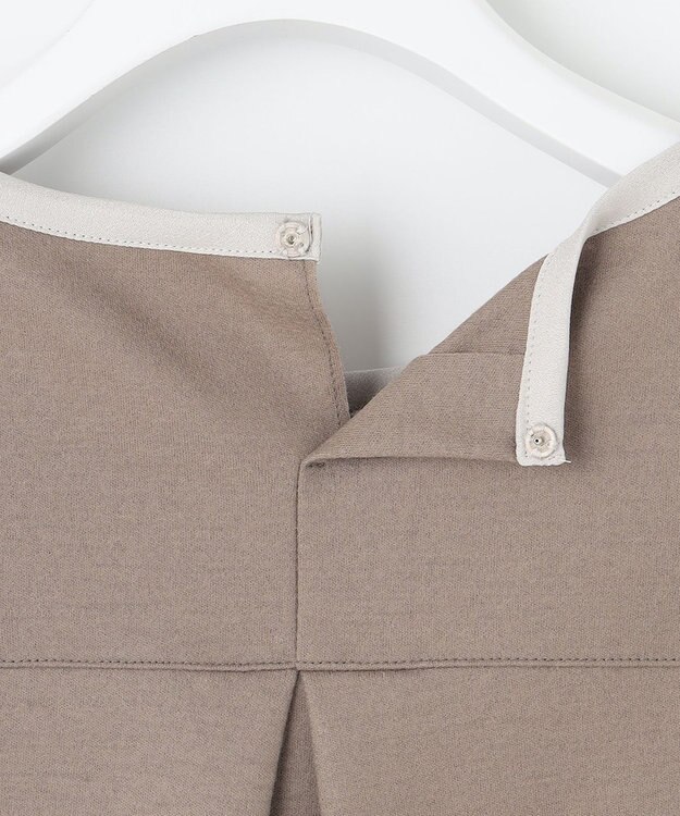 J.PRESS LADIES L 【イージーケア】ウールスムースジャージー カットソー ベージュ系