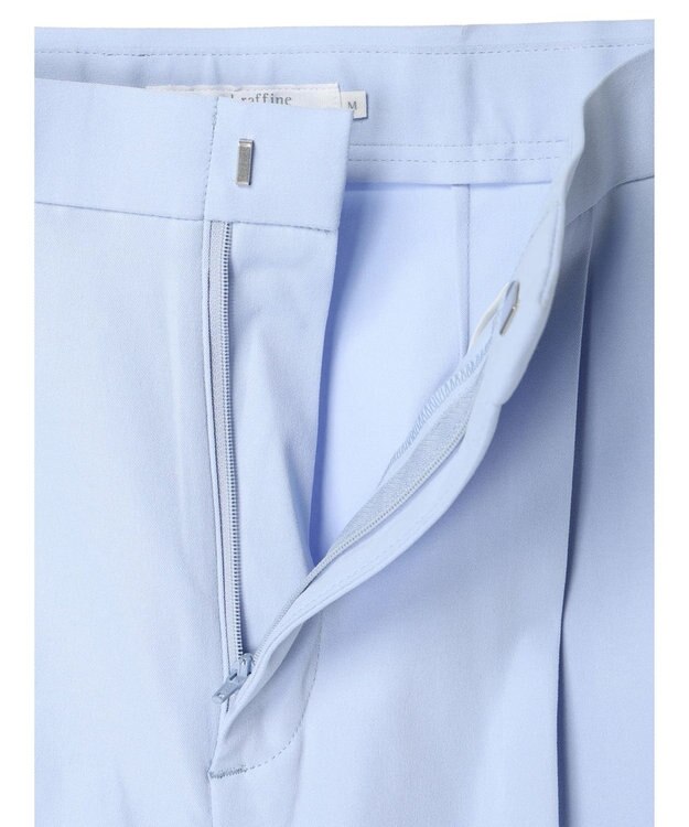 Green Parks きれいシルエットパンツ（ワイドストレート） Sax