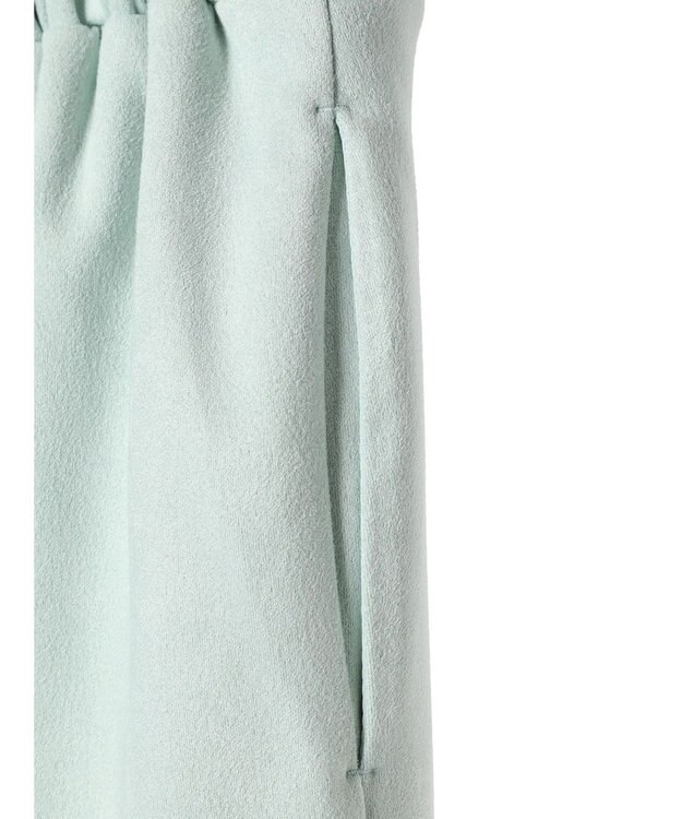 Green Parks マシュマロスエードＩラインスカート Sax