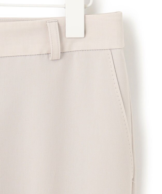 ICB L 【洗える】レーヨンライクトロ スティックパンツ トープ系