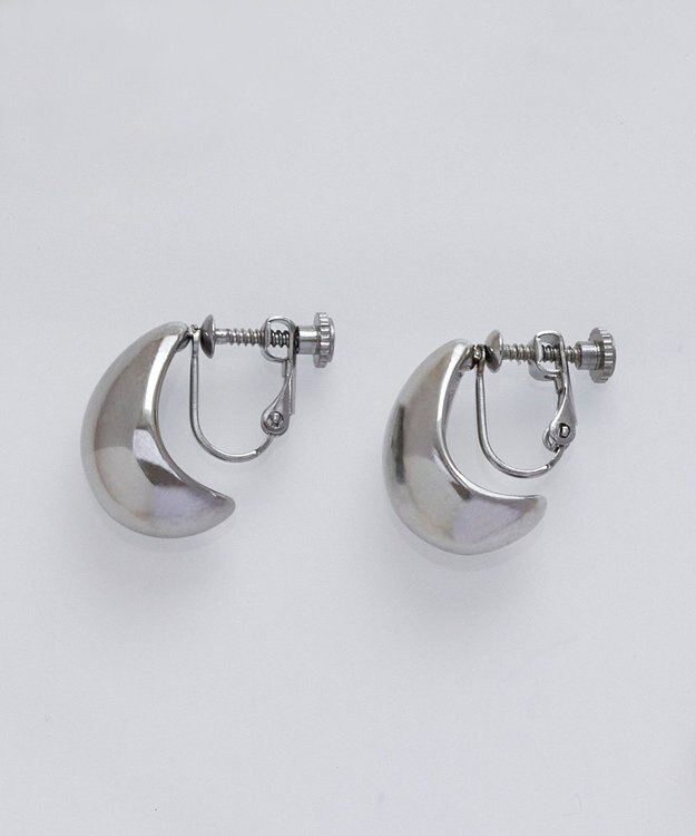 Phoebe 【金属アレルギー対応】プランプフープイヤリング　シルバー/サージカルステンレス シルバー