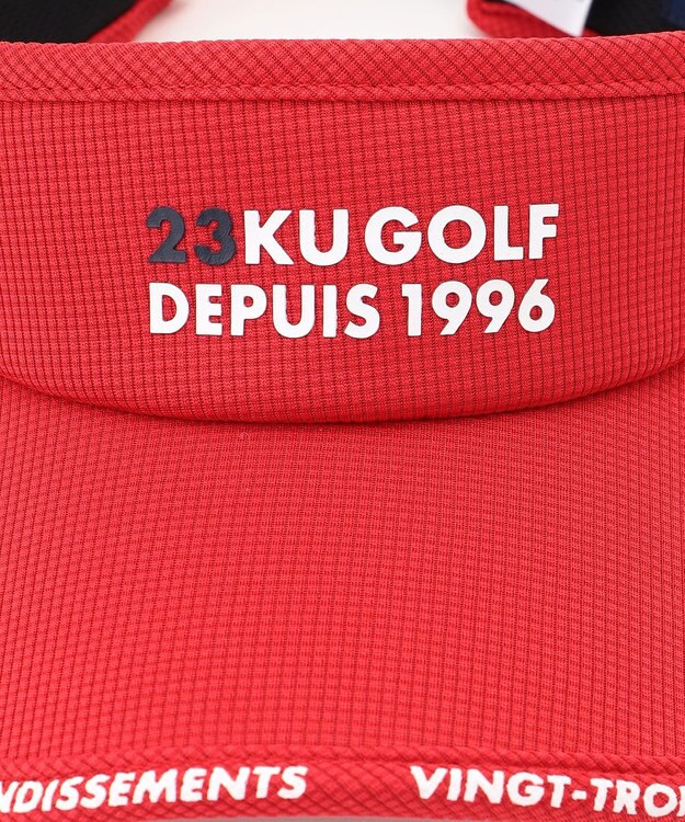 23区GOLF 【UNISEX】サーフニット サンバイザー オレンジ系