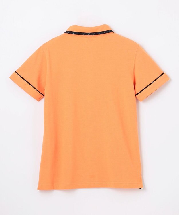 J.PRESS KIDS 【140-170cm】 T/Cライト鹿の子ポロシャツ オレンジ