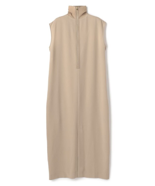 BEIGE， FLEUR / ドレープニット ネックドレス Beige