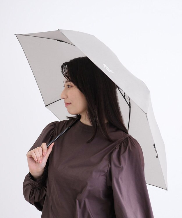 MOONBAT 【軽量/晴雨兼用】マッキントッシュ フィロソフィー 折りたたみ傘 Barbrella ライトグレー