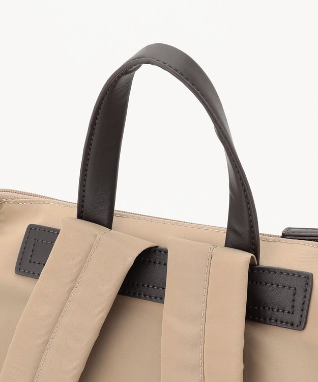 Y'SACCS シンプルスマートリュックサック ベージュ