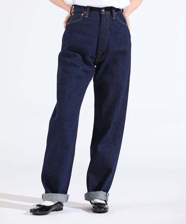 LENO KAY HIGH WAIST JEANS　ハイウエストストレートデニムパンツ INDIGO