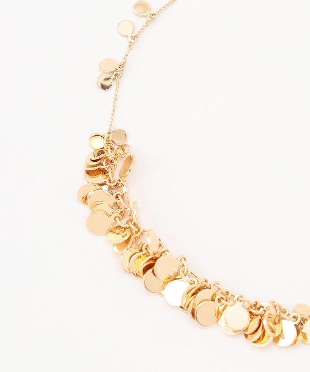 自由区 スモールプレート ネックレス ゴールド