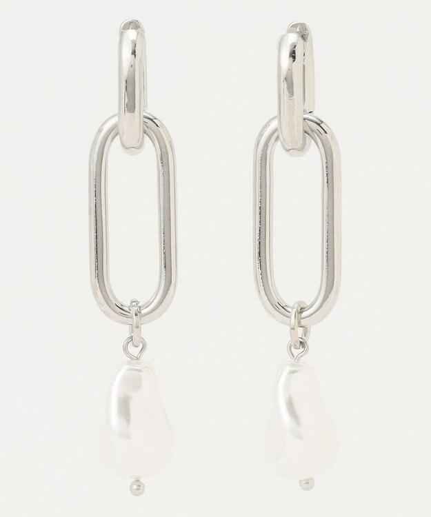 ICB 【2WAY】ループコンビピアス シルバー系