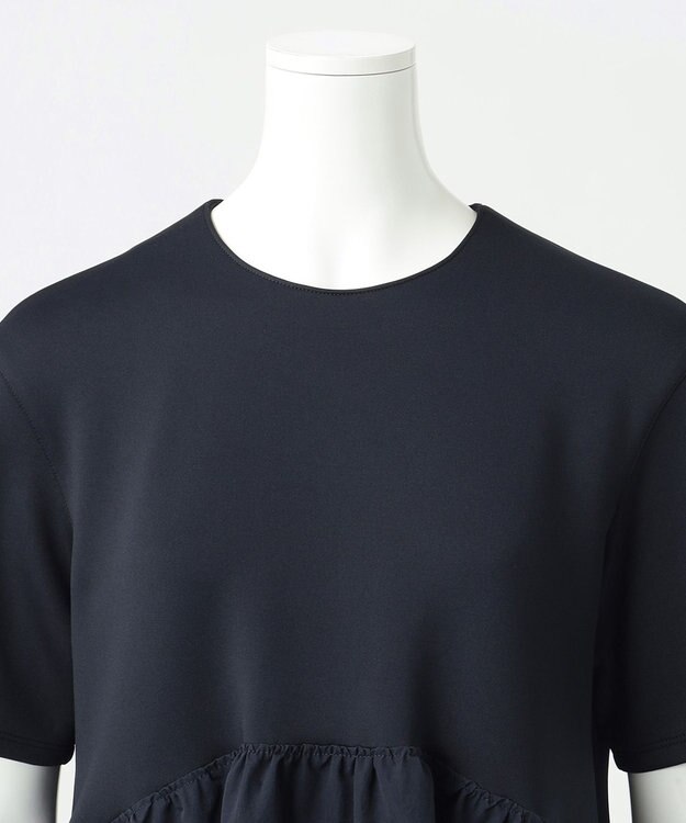 23区 【R(アール)】エンシュク ジャージーコンビワンピース ネイビー系