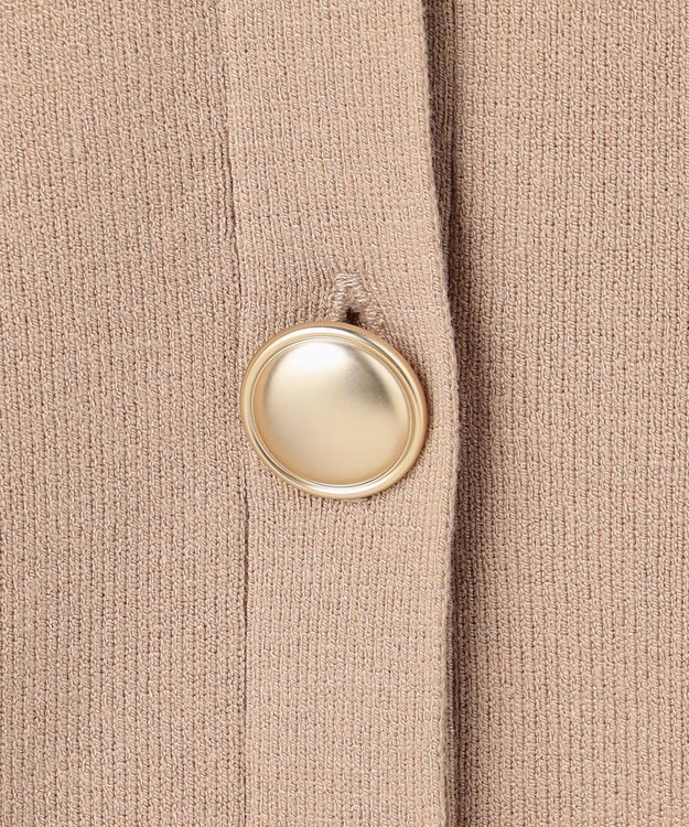 ANY メタルボタンニットベスト ベージュ