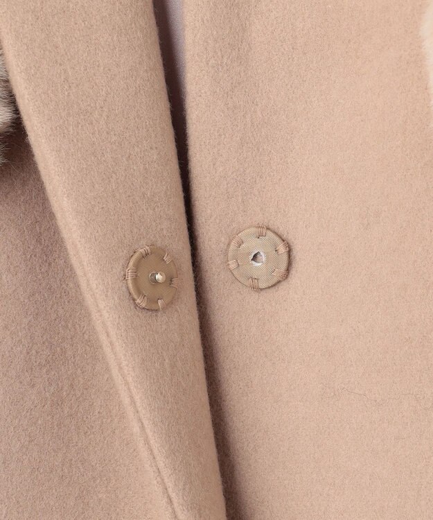 TOCCA 【消臭】FUR BOX ウールコート ブラウン系